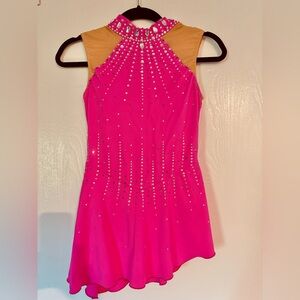 Gorgeous figure skating dress, custom made, perfect condition